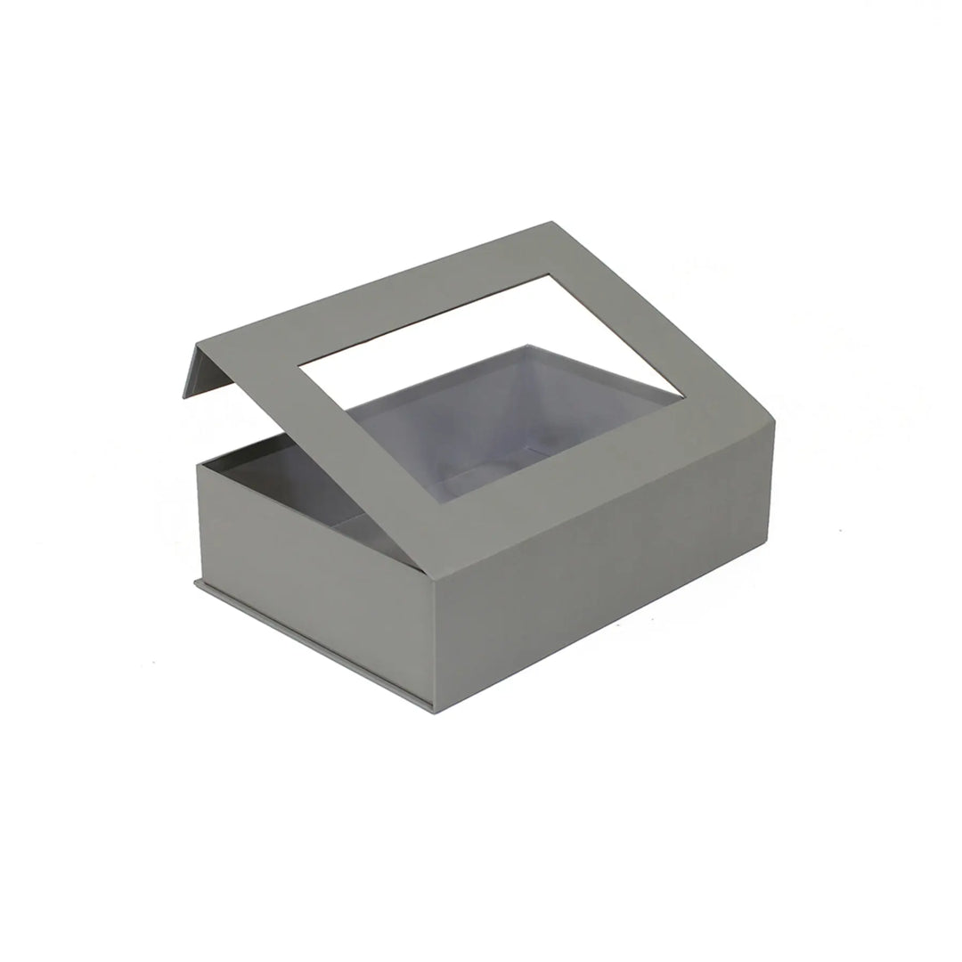 Gift Box Grey with Window