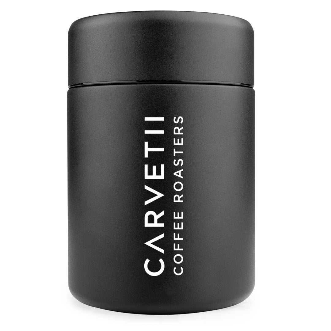 Carvetii Coffee Canister Black